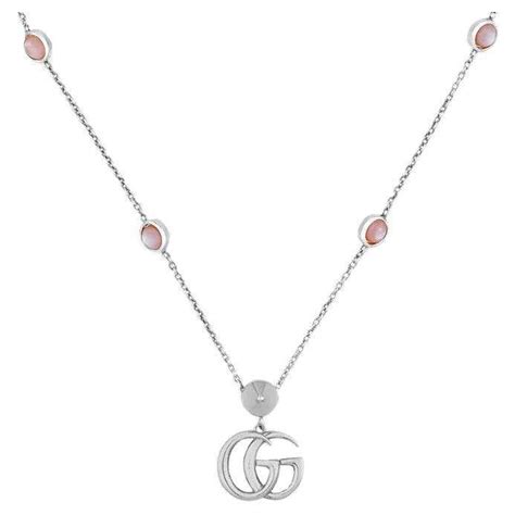 Gucci Collana in madreperla Doppia G